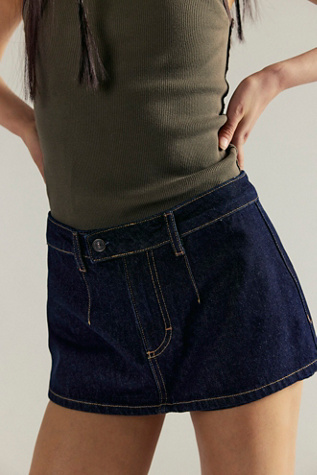 We The Free Gallivanting Jupe-Short Peekaboo en Rinçage, pour femme taille: 29 chez Free People