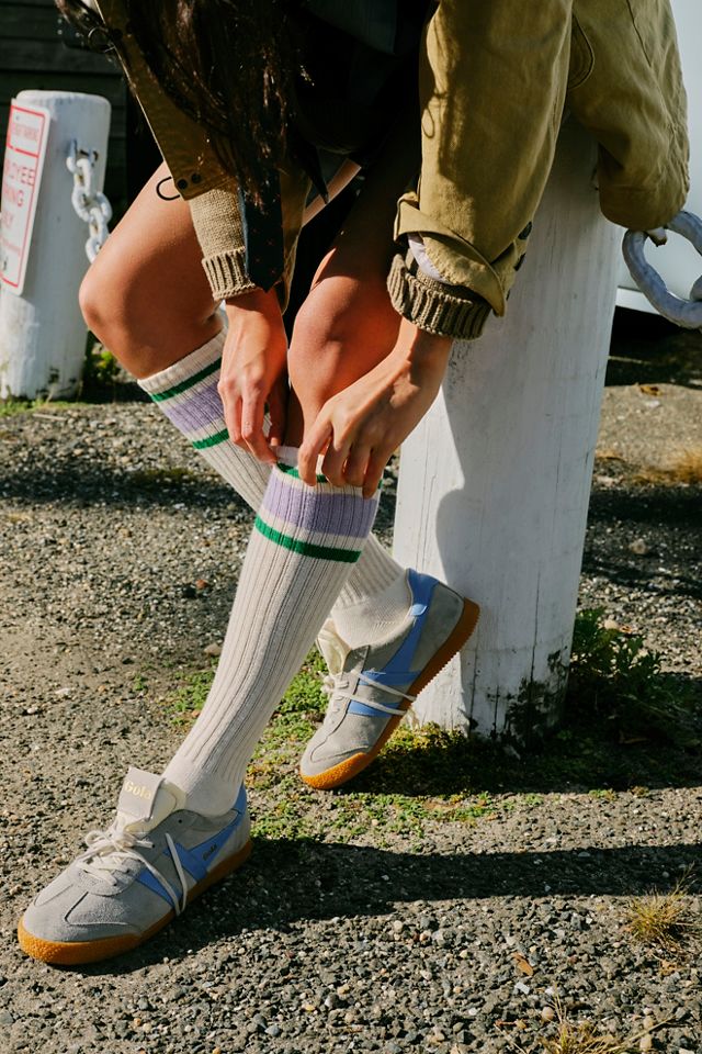 Retro Stripe Knee High Socks #3