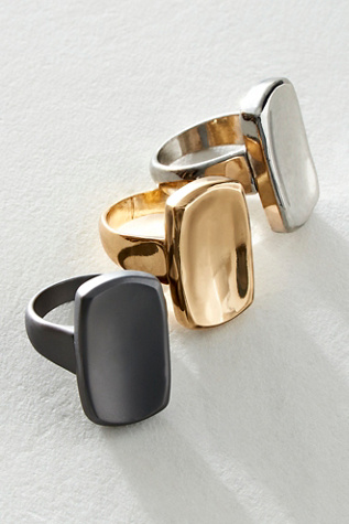 Cosmic Dreams Ring by Free People in Black, Size: 7