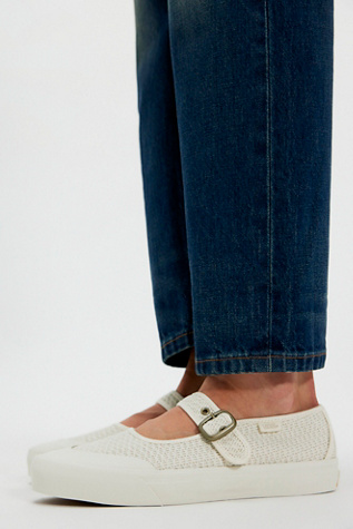 Vans Mary Janes Shoe at Free People in White, Size: US 6.5 M