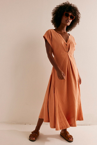 Outta Here Midi by free-est at Free People in Sandstone, Size: Medium