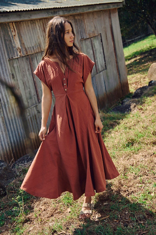 Outta Here Midi by free-est at Free People in Maple Coffee, Size: Large