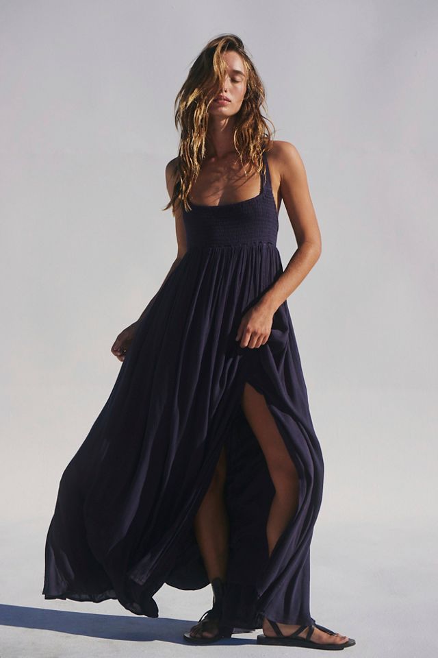 knee length dresses for ladies Free People Dream Weaver Maxi Dress – AH Collection main image 1