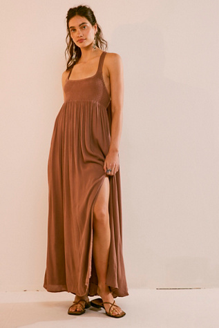 Look My Way Maxi by free-est at Free People in Raw Umber, Size: Medium