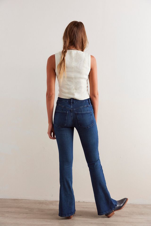 CRVY Infinite Stretch Pull-On Flare Jeans