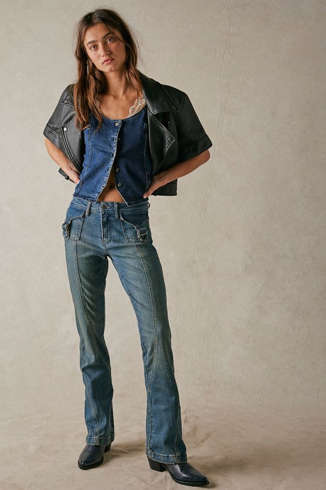 We The Free Love Stone Bootcut Jeans | Free People UK