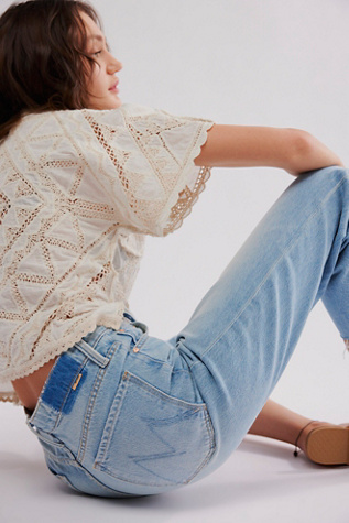 マザーデニム THE RAMBLER ZIP ANKLE ほぼ新品　サイズ23 MOTHER The Rambler Zip Ankle Jeans | Anthropologie