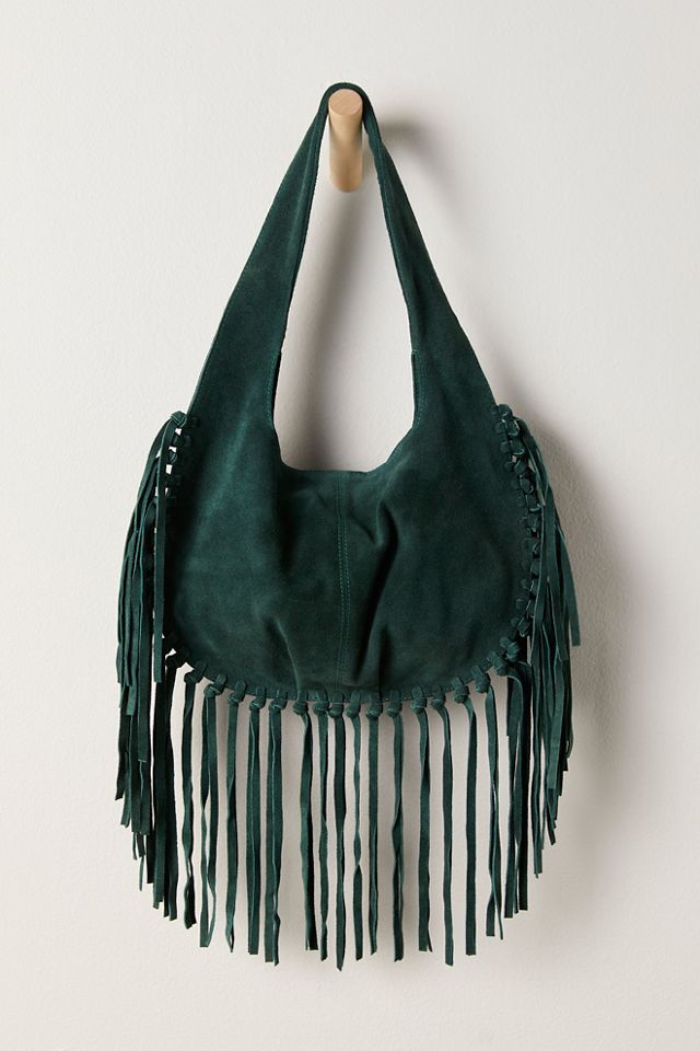 Free People Leather Blanket Bag Purse hotsell Fringe