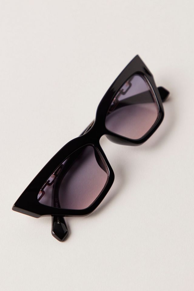 Chained Down Cateye Oversized Sunglasses #1