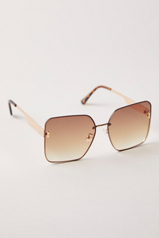 Groovy Square Sunnies at Free People in Antique