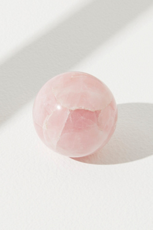 b, halfmoon Medium Sphere Crystal by Halfmoon Yoga at Free People in Rose Quartz