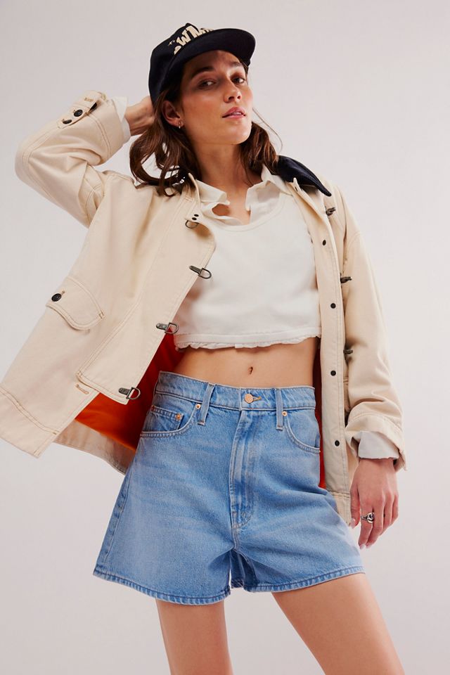 Snacks! by MOTHER High Waisted Savory Shorts #3