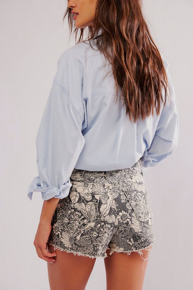 MOTHER The Tippy Top Tomcat Fray Shorts #1