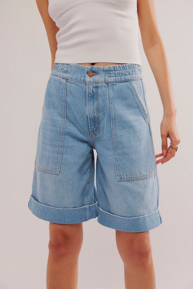 Snacks! by MOTHER The Tasty Utility Cuffed Shorts #2