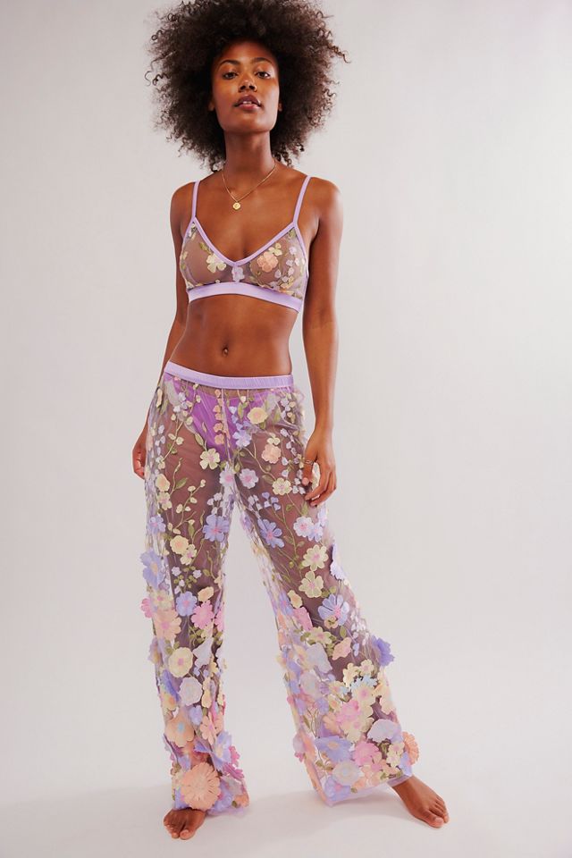 Floral Flare Lounge Pants