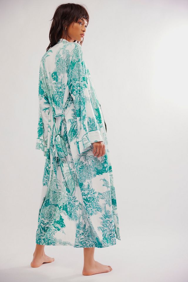 Palm Toile Maxi Robe | Free People UK