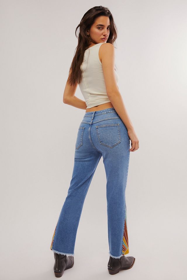 Driftwood Clara Embroidered Jeans #1