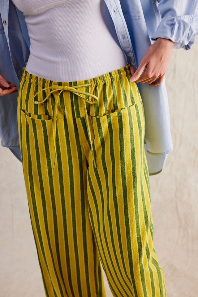 Hudson Canyon Stripe Trousers | Free People UK