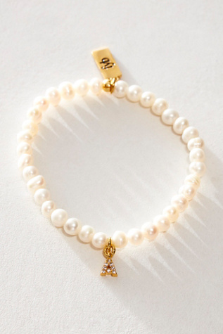 FYB Gold Pearl Identity Bracelet
