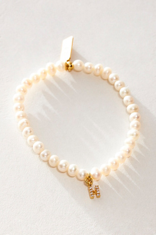 FYB Gold Pearl Identity Bracelet