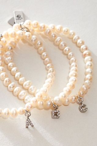 FYB Silver Pearl Identity Bracelet