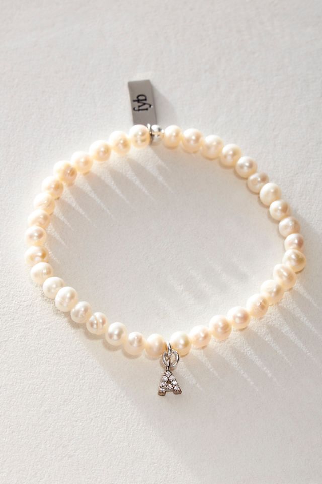 Bracelet argenté en perles Identity FYB #1