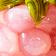 Pink Berry Garnets / Gold
