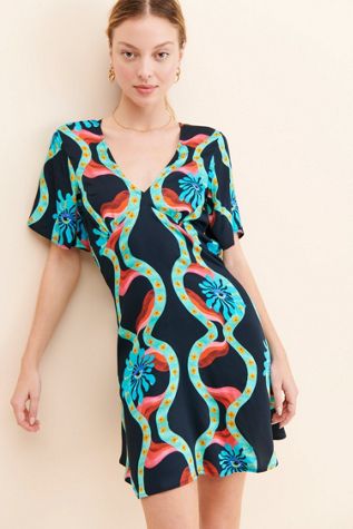 Kinga Csilla Lopez Tulip Mini Dress