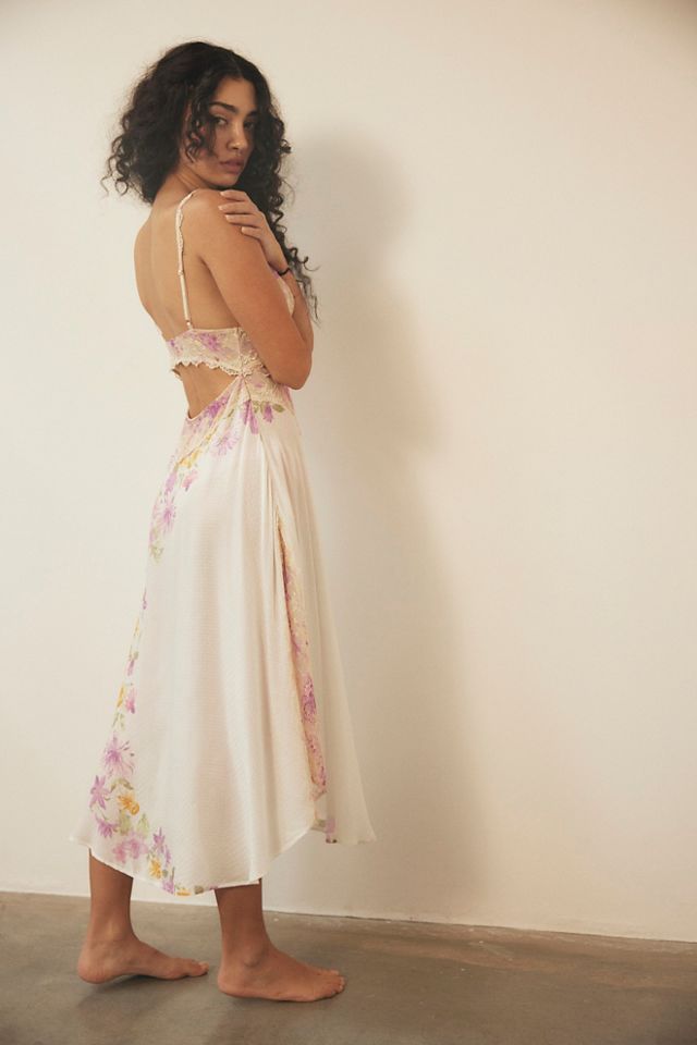 Robe Midi Glissante Soirée Printemps #1