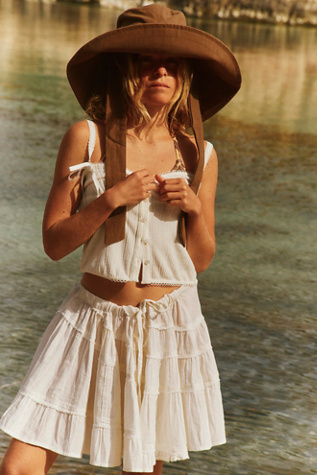 Shoreline Bucket Hat at Free People in Espresso