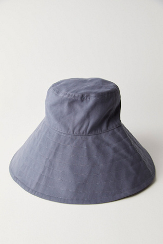 Shoreline Bucket Hat at Free People in Denim Dreams