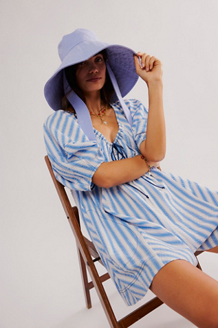 Shoreline Bucket Hat at Free People in Blue Bonnet