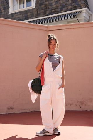 Timko Onesie by FP Movement at Free People in Painted White, Size: Small