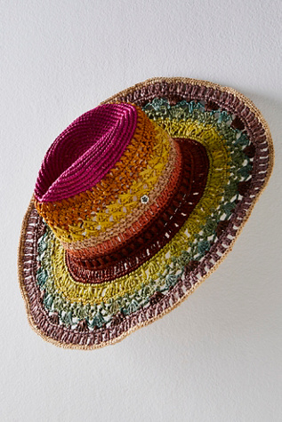 Arlet Rainbow Crochet Hat