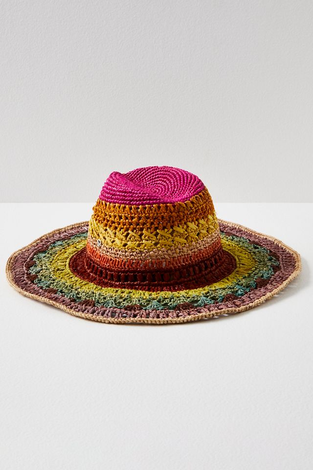 Chapeau en crochet arc-en-ciel Arlet #1