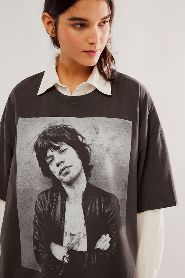 Mick jagger t shirt hotsell