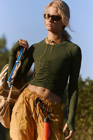 Tempo Ruched UV Protection Long Sleeve