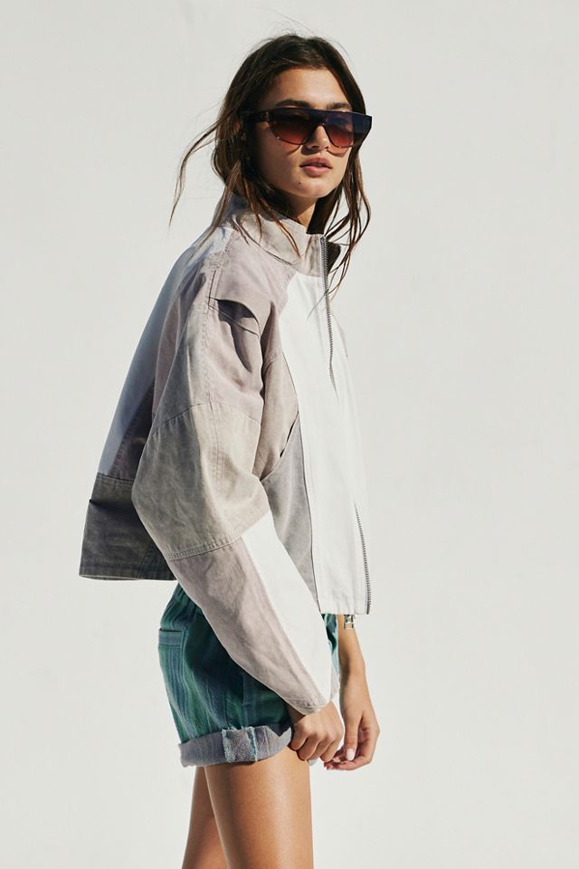 Veste De Moto Free People Femme Taille 2 Mauve, Légèrement Usée, Perfecto