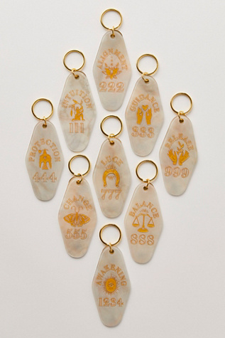 Angel Number Keychain At Free People In Release 999, Size: 9