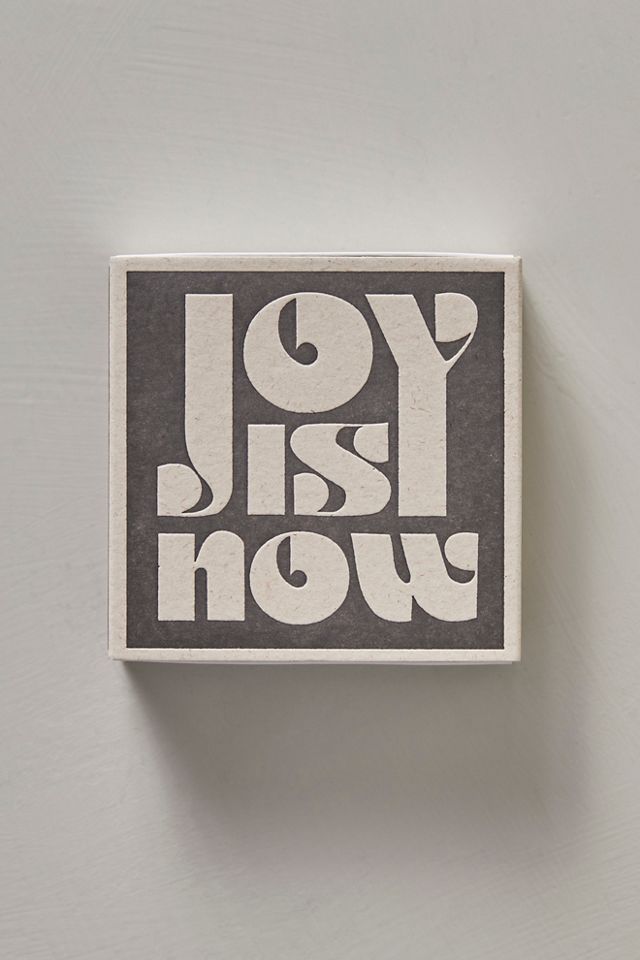 Joy Is Now Matchbook #1