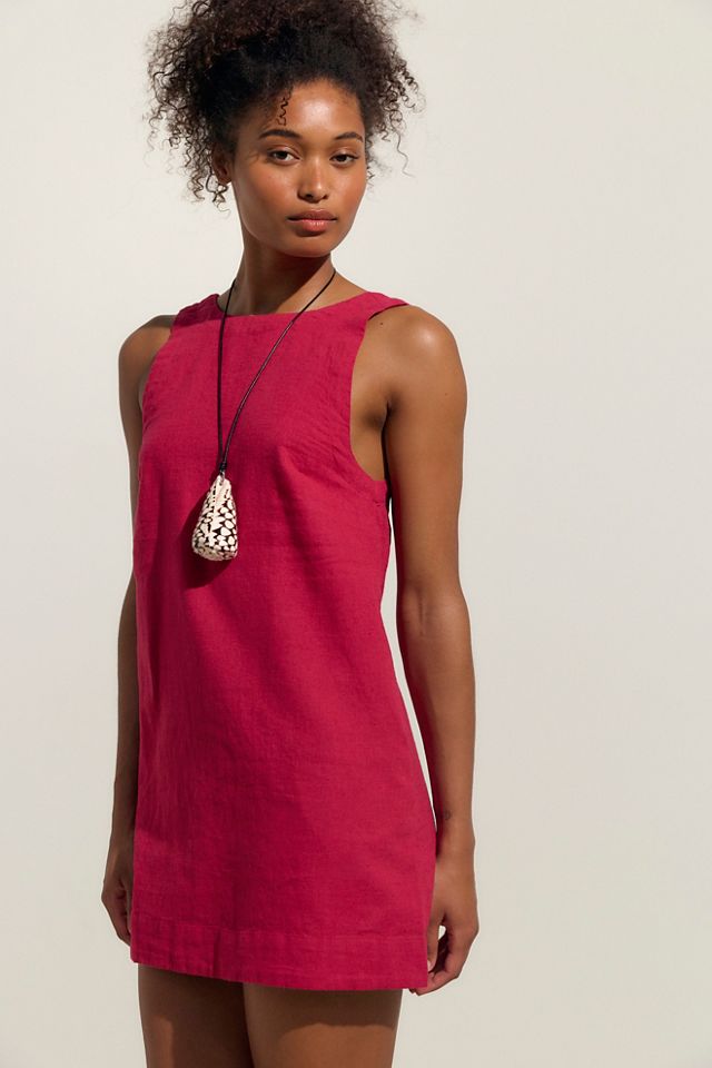 Full Of Sunshine Cotton-Linen Mini Dress #2