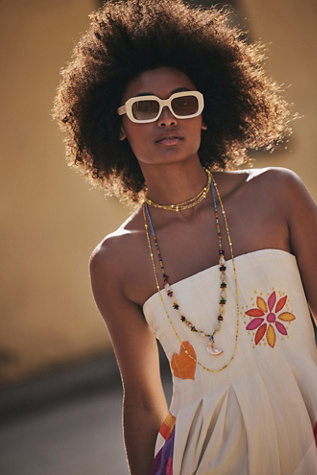 Dig Deeper Square Sunnies at Free People in Twilight