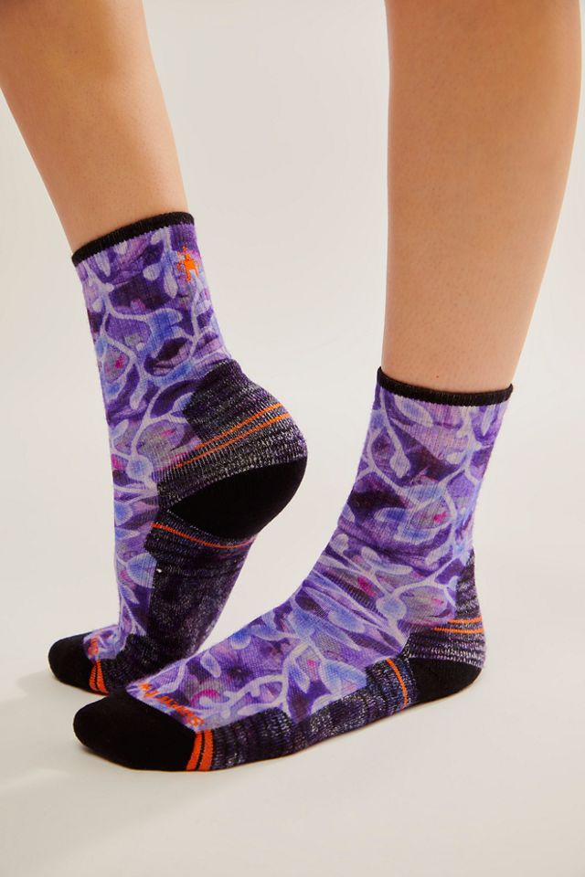 Smartwool Hike Light Floral Print Crew Socks #1