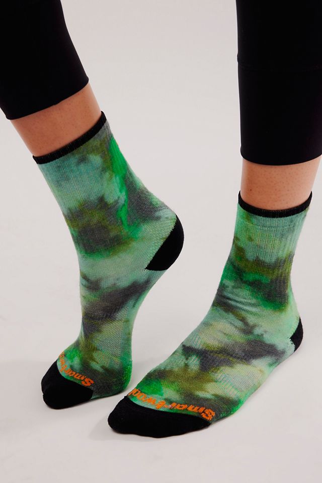 Chaussettes mi-mollet effet tie and dye Athletic Far Out Smartwool #1