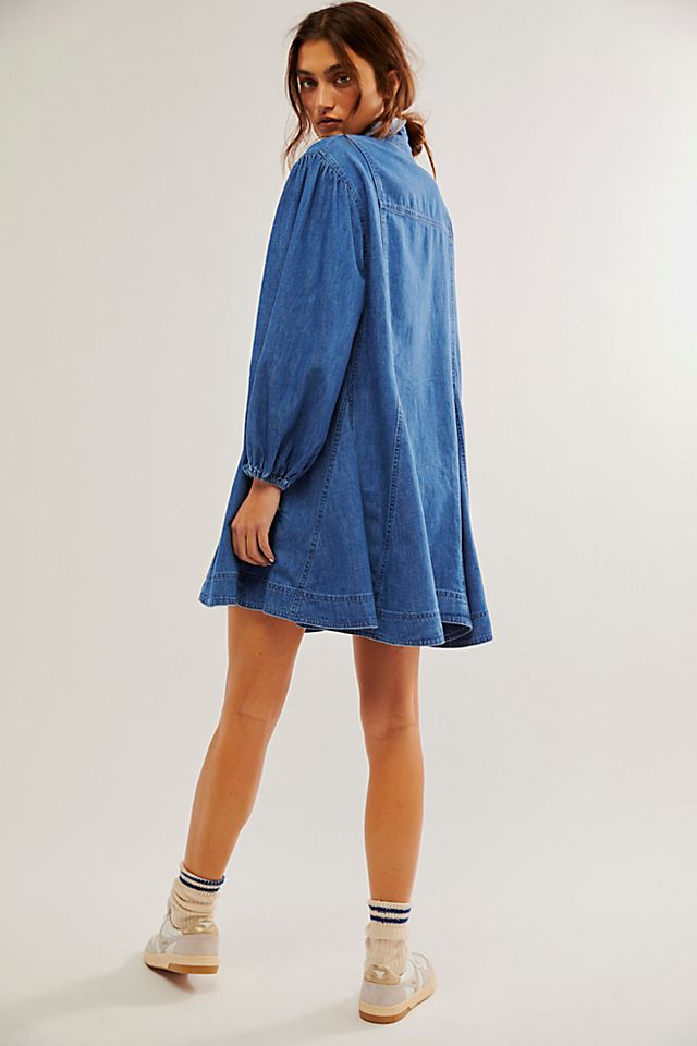 free people denim maxi dress We The Wonderland line silhouette Free People Women's Sasha Sweetheart