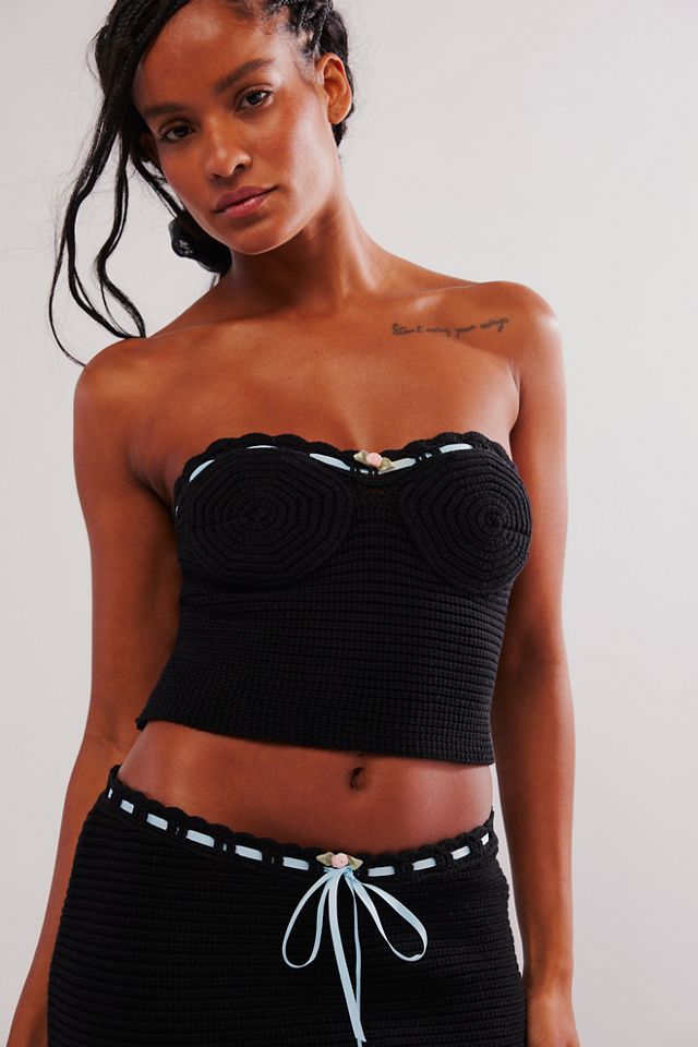 For Love & Lemons Kelsey Crochet Top | Free People