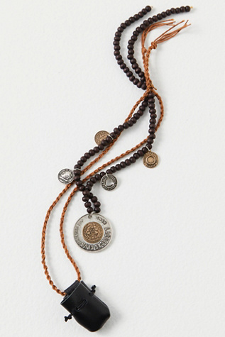 Coin & Pouch Bag Charm at Free People in Black