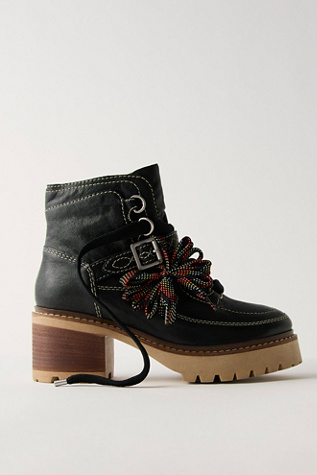 Jasper Hiker Ankle Boots by Free People in Black, Size: US 8