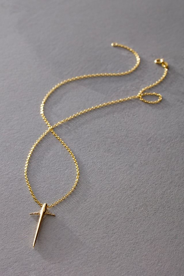 Elisabeth Bell Diamond Thorn Necklace