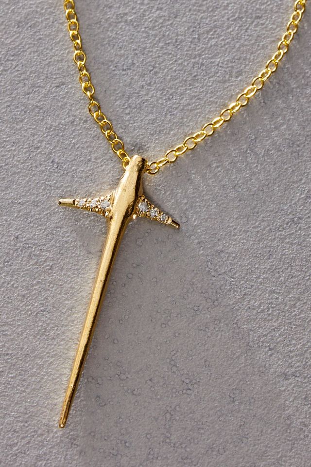 Elisabeth Bell Diamond Thorn Necklace #1